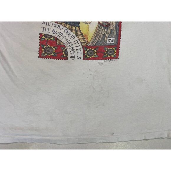 VTG How Good It Feels Mary Engelbreit Art T-shirt Women Large 90s Single Stitch - Picture 3 of 12